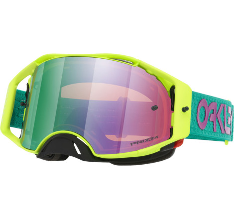 Masque OAKLEY Airbrake MX - Celeste B1B - écran Prizm Jade
