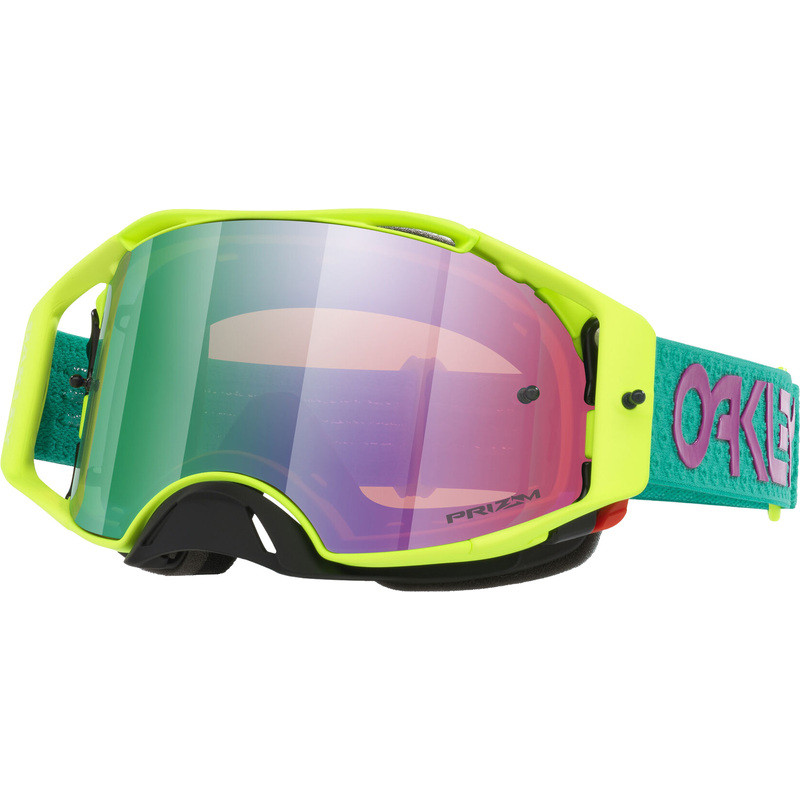 Masque OAKLEY Airbrake MX - Celeste B1B - écran Prizm Jade