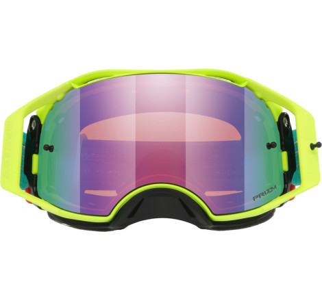 Masque OAKLEY Airbrake MX - Celeste B1B - écran Prizm Jade