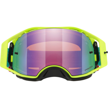 Masque OAKLEY Airbrake MX - Celeste B1B - écran Prizm Jade