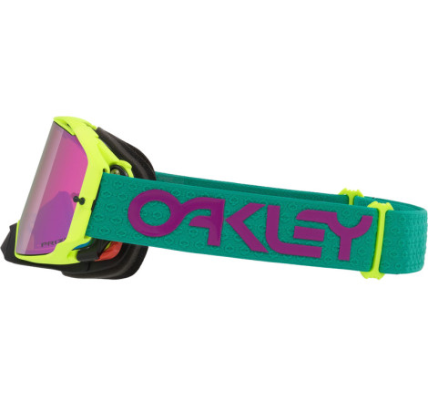 Masque OAKLEY Airbrake MX - Celeste B1B - écran Prizm Jade