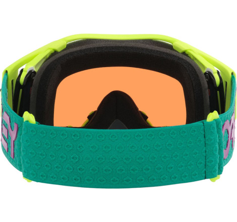 Masque OAKLEY Airbrake MX - Celeste B1B - écran Prizm Jade