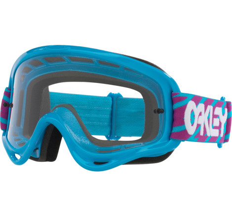 Masque OAKLEY O Frame MX - Blue Bolts - écran clair