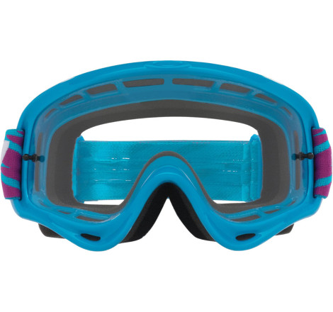 Masque OAKLEY O Frame MX - Blue Bolts - écran clair