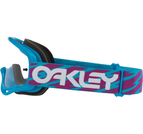 Masque OAKLEY O Frame MX - Blue Bolts - écran clair