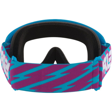 Masque OAKLEY O Frame MX - Blue Bolts - écran clair