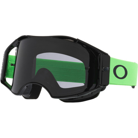 Masque OAKLEY Airbrake Lite - Moto Green - écran Dark Grey
