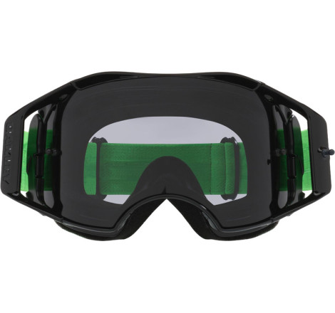 Masque OAKLEY Airbrake Lite - Moto Green - écran Dark Grey