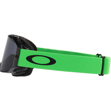 Masque OAKLEY Airbrake Lite - Moto Green - écran Dark Grey