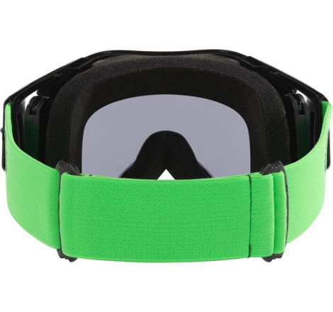 Masque OAKLEY Airbrake Lite - Moto Green - écran Dark Grey