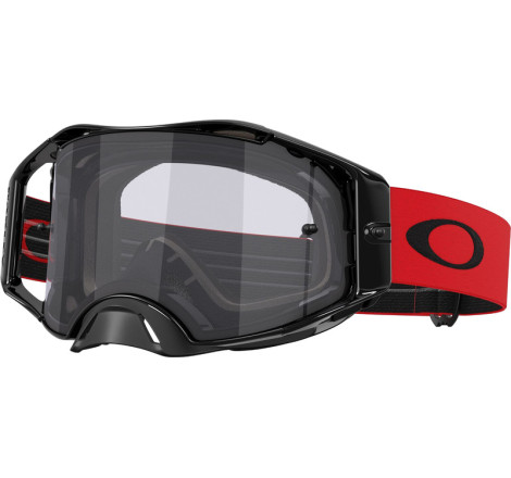 Masque OAKLEY Airbrake Lite - Moto Red - écran Light Grey