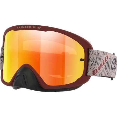 Masque OAKLEY O Frame 2.0 Pro MX - Sand Ruts - écran Fire Iridium