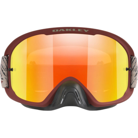 Masque OAKLEY O Frame 2.0 Pro MX - Sand Ruts - écran Fire Iridium