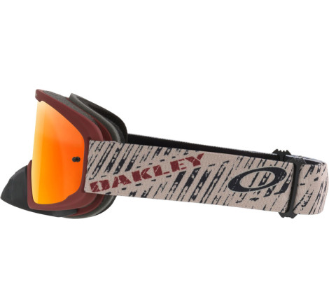Masque OAKLEY O Frame 2.0 Pro MX - Sand Ruts - écran Fire Iridium