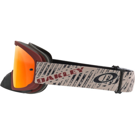 Masque OAKLEY O Frame 2.0 Pro MX - Sand Ruts - écran Fire Iridium