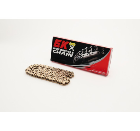 Chaine de transmission EK CHAIN 415 RRX - Joints Qx-Ring - attache rapide type clip