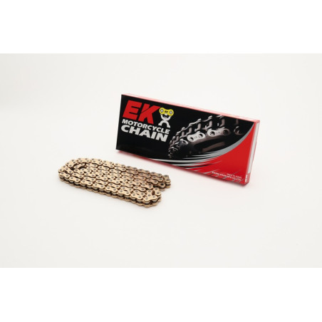 Chaine de transmission EK CHAIN 415 RRX - Joints Qx-Ring - attache rapide type clip