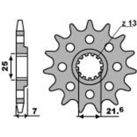 Kit chaîne EK/PBR 520MVXZ2 15/48-120 - couronne standard