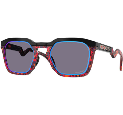 Lunettes de soleil OAKLEY HSTN SQ Polished Black - verres Prizm Sapphire Alt