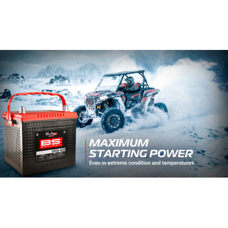 Batterie BS BATTERY SLA Max sans entretien activée usine - GR26-620