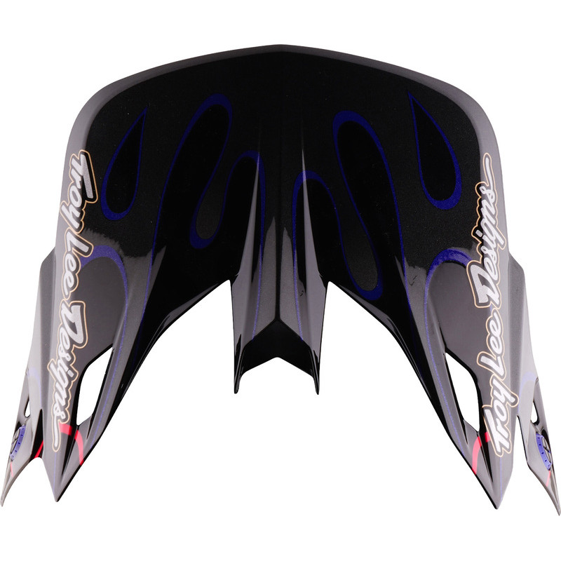 Visière TROY LEE DESIGNS SE5 Carbon - Overspray - noit magenta