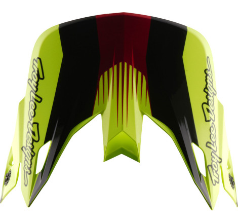Visière TROY LEE DESIGNS SE5 Polycarbonate - Ripper jaune fluo