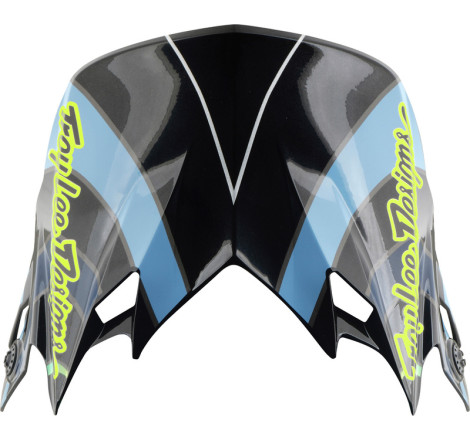 Visière TROY LEE DESIGNS GP Pro - Pulse noir/jaune fluo
