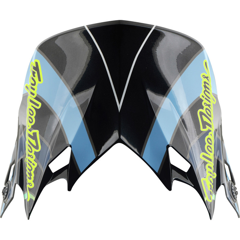 Visière TROY LEE DESIGNS GP Pro - Pulse noir/jaune fluo