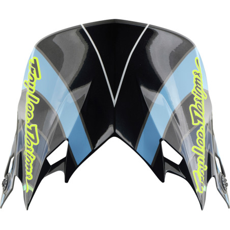 Visière TROY LEE DESIGNS GP Pro - Pulse noir/jaune fluo