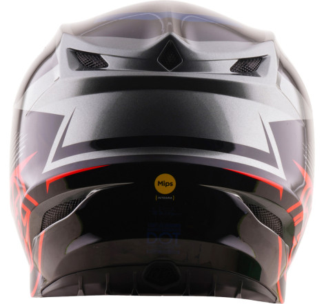 Casque TROY LEE DESIGNS SE5 Polycarbonate Mips Ripper - gris