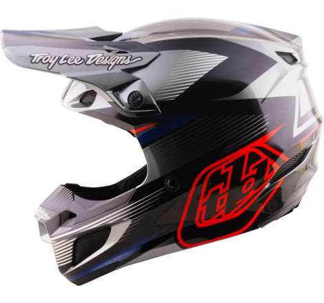 Casque TROY LEE DESIGNS SE5 Polycarbonate Mips Ripper - gris