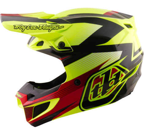 Casque TROY LEE DESIGNS SE5 Polycarbonate Mips Ripper - jaune fluo