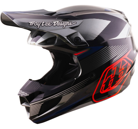 Casque TROY LEE DESIGNS SE5 Polycarbonate Mips Ripper - gris