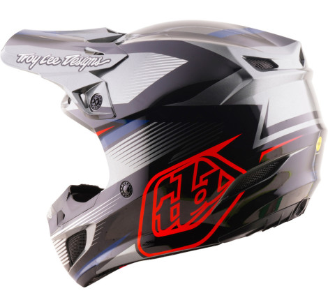 Casque TROY LEE DESIGNS SE5 Polycarbonate Mips Ripper - gris