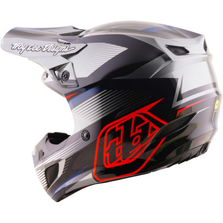 Casque TROY LEE DESIGNS SE5 Polycarbonate Mips Ripper - gris
