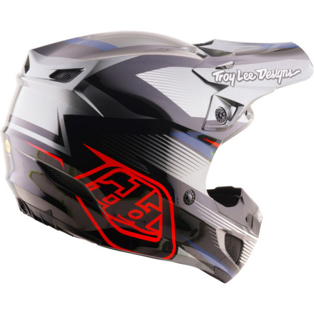 Casque TROY LEE DESIGNS SE5 Polycarbonate Mips Ripper - gris
