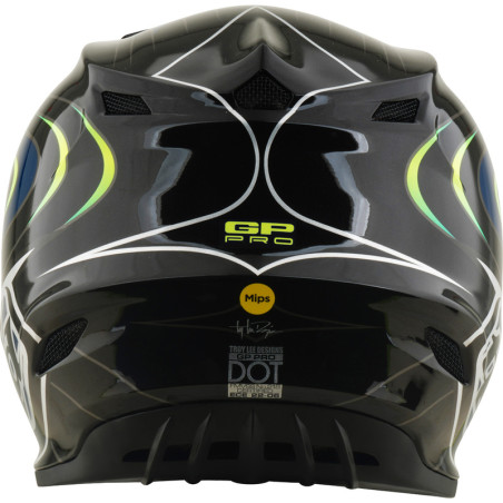 Casque enfant TROY LEE DESIGNS GP Pro Mips Pulse - noir/jaune fluo