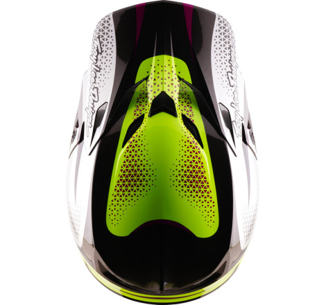Casque TROY LEE DESIGNS SE5 Polycarbonate Mips Aura - jaune/noir
