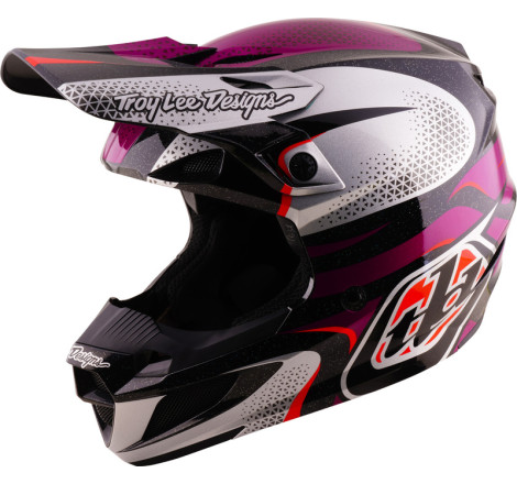 Casque TROY LEE DESIGNS SE5 Polycarbonate Mips Aura - violet/noir