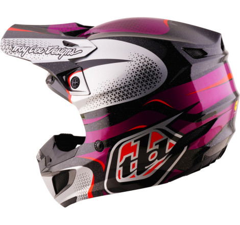 Casque TROY LEE DESIGNS SE5 Polycarbonate Mips Aura - violet/noir