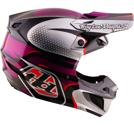 Casque TROY LEE DESIGNS SE5 Polycarbonate Mips Aura - violet/noir