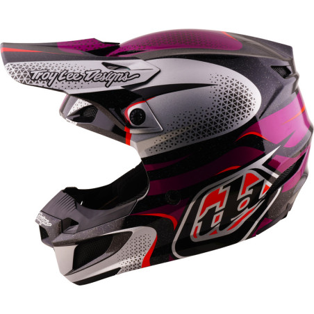 Casque TROY LEE DESIGNS SE5 Polycarbonate Mips Aura - violet/noir