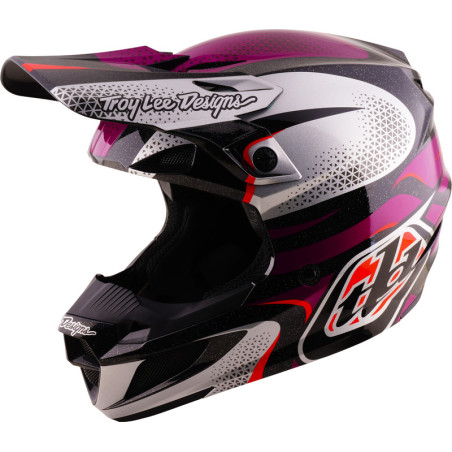 Casque TROY LEE DESIGNS SE5 Polycarbonate Mips Aura - violet/noir