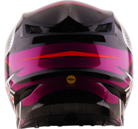Casque TROY LEE DESIGNS SE5 Polycarbonate Mips Aura - violet/noir