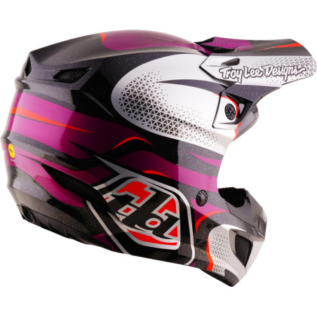 Casque TROY LEE DESIGNS SE5 Polycarbonate Mips Aura - violet/noir