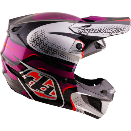 Casque TROY LEE DESIGNS SE5 Polycarbonate Mips Aura - violet/noir