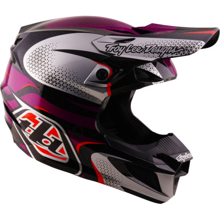 Casque TROY LEE DESIGNS SE5 Polycarbonate Mips Aura - violet/noir