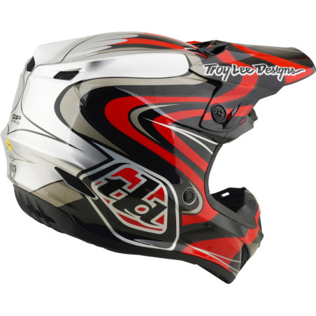 Casque TROY LEE DESIGNS GP Pro Mips Pulse - rouge
