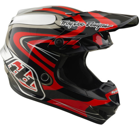 Casque TROY LEE DESIGNS GP Pro Mips Pulse - rouge