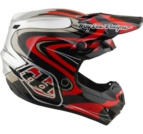 Casque TROY LEE DESIGNS GP Pro Mips Pulse - rouge